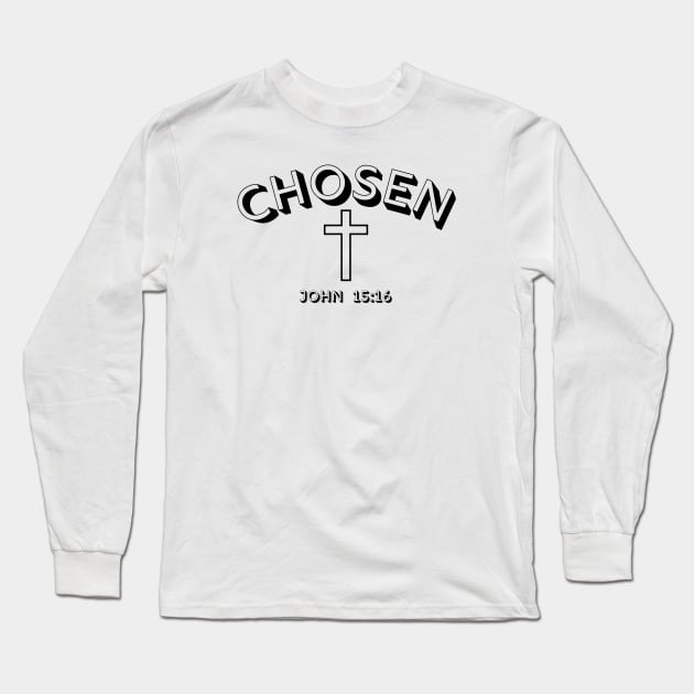 CHOSEN Long Sleeve T-Shirt by Faith & Freedom Apparel 